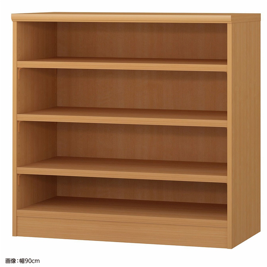 >大洋 オーダーシェルフ ミディアムブラウン NCオーダータフ9085 D MB 幅850×奥行460×高さ881(mm) 1台（ご注文単位1台）【直送品】