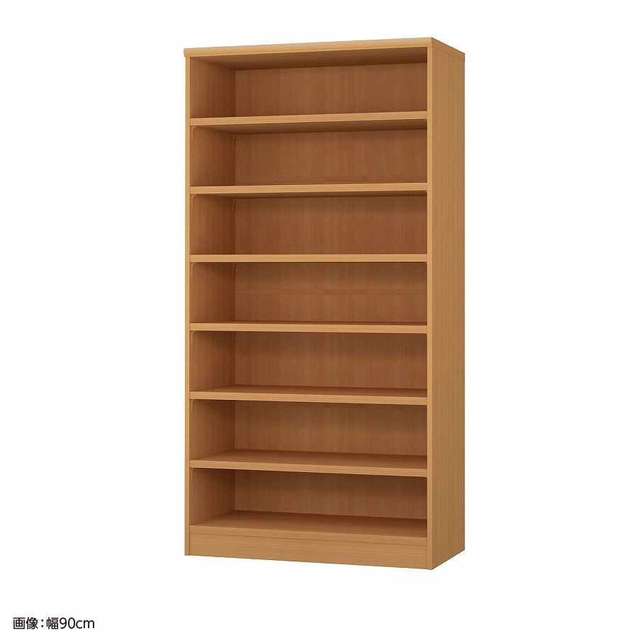 大洋 オーダーシェルフ ミディアムブラウン NCオーダータフ1890 D MB 幅900×奥行460×高さ1780(mm) 1台（ご注文単位1台）【直送品】