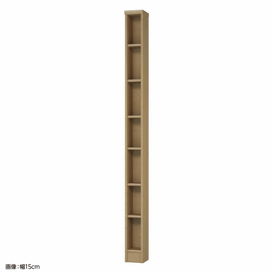 >大洋 オーダーシェルフ スモーキーブラウン NCオーダー2015 S SMB 幅150×奥行190×高さ2000(mm) 1台(ご注文単位1台)【直送品】