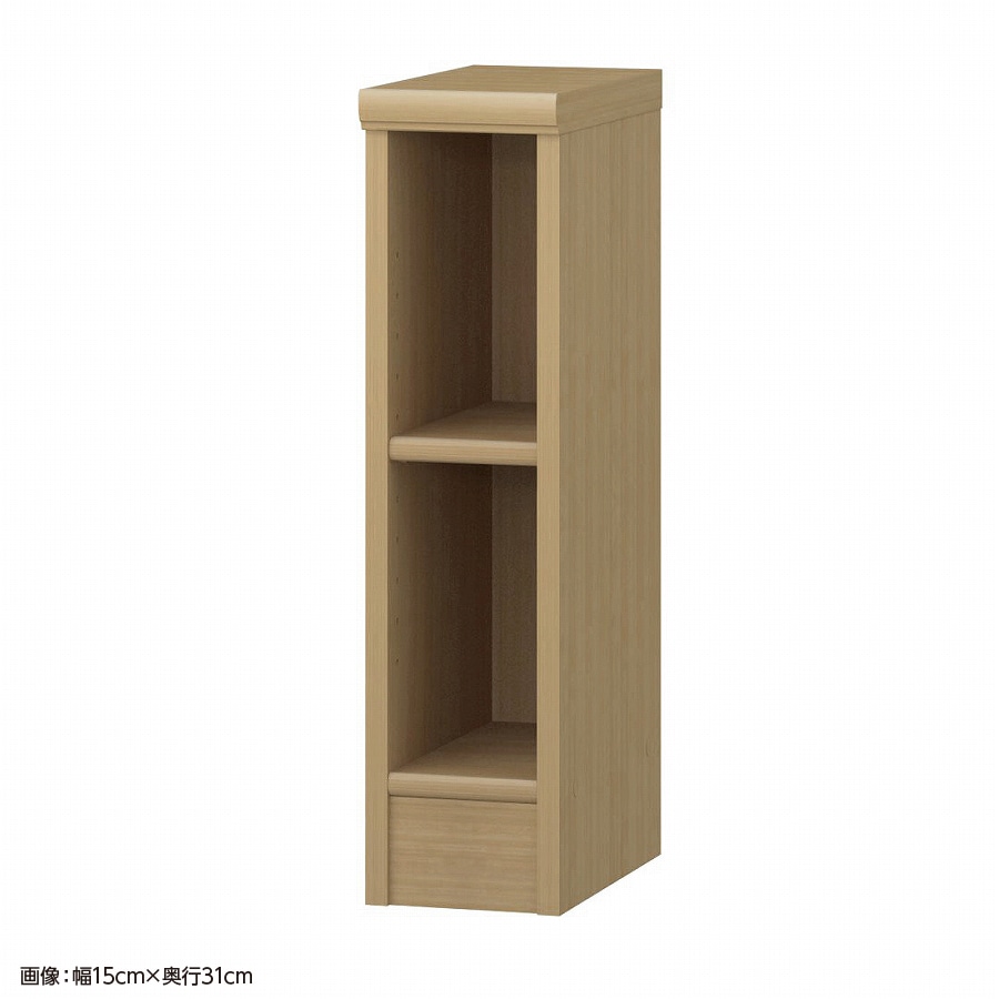 大洋 オーダーシェルフ スモーキーブラウン NCオーダー6015 SR SMB 幅150×奥行250×高さ600(mm) 1台（ご注文単位1台）【直送品】