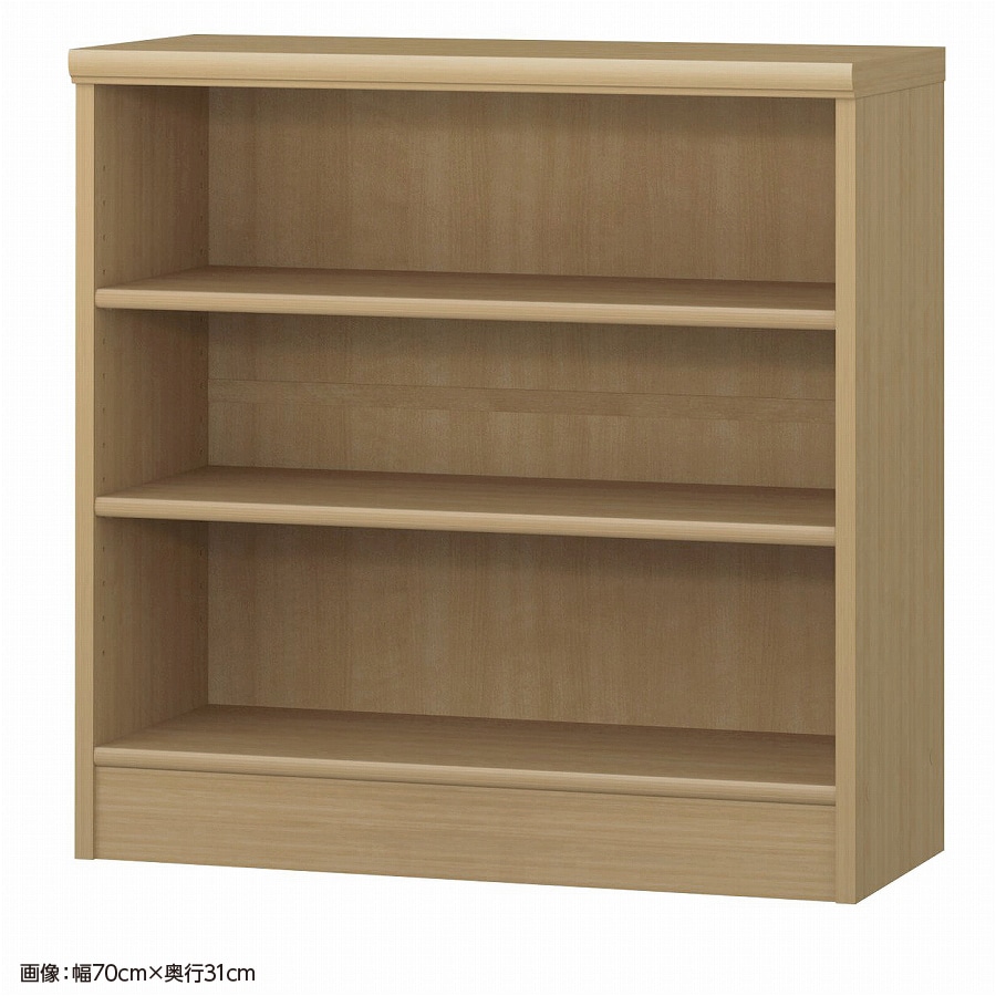 >大洋 オーダーシェルフ スモーキーブラウン NCオーダー7065 SR SMB 幅650×奥行250×高さ700(mm) 1台(ご注文単位1台)【直送品】