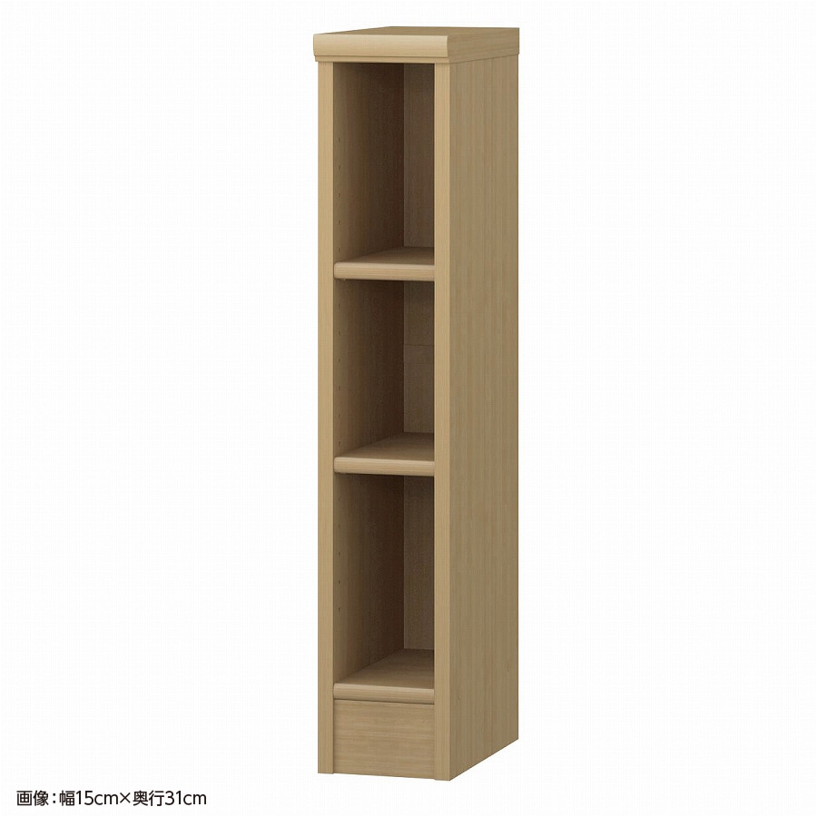 大洋 オーダーシェルフ スモーキーブラウン NCオーダー8015 SR SMB 幅150×奥行250×高さ800(mm) 1台(ご注文単位1台)【直送品】