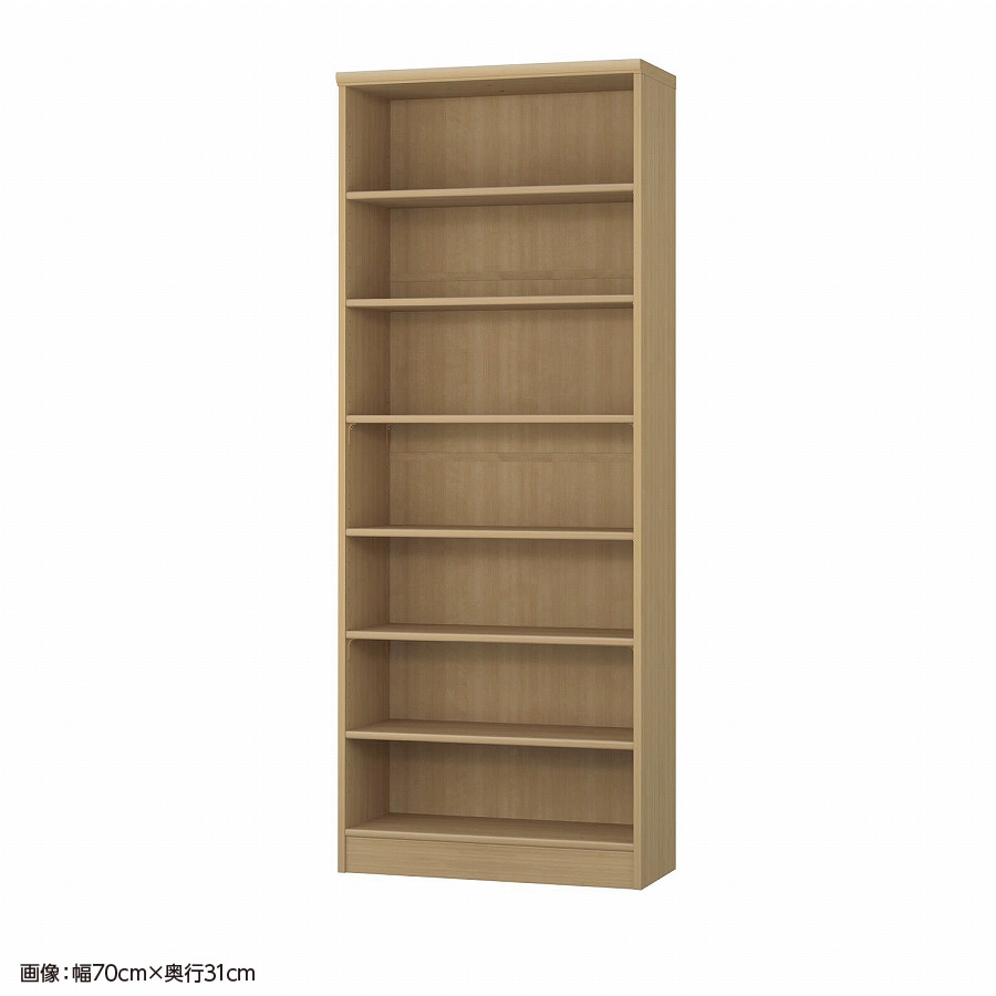 >大洋 オーダーシェルフ スモーキーブラウン NCオーダー1870 SR SMB 幅700×奥行250×高さ1780(mm) 1台(ご注文単位1台)【直送品】