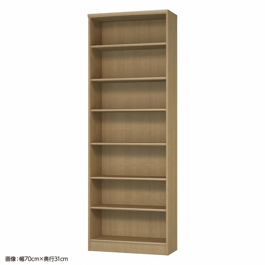 大洋 オーダーシェルフ スモーキーブラウン NCオーダー2065 SR SMB 幅650×奥行250×高さ2000(mm) 1台(ご注文単位1台)【直送品】