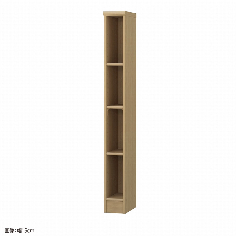 >大洋 オーダーシェルフ スモーキーブラウン NCオーダー1415 R SMB 幅150×奥行310×高さ1350(mm) 1台(ご注文単位1台)【直送品】