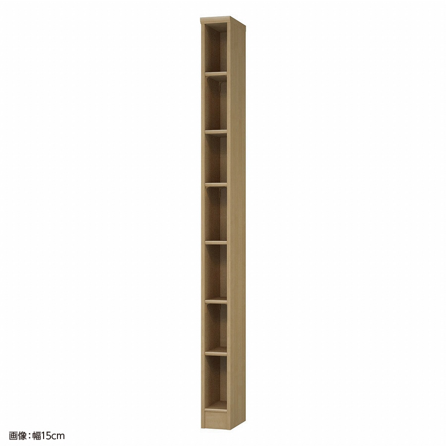 >大洋 オーダーシェルフ スモーキーブラウン NCオーダー2015 R SMB 幅150×奥行310×高さ2000(mm) 1台（ご注文単位1台）【直送品】