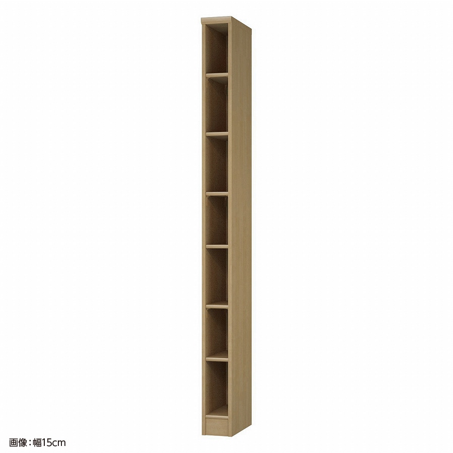 >大洋 オーダーシェルフ スモーキーブラウン NCオーダー2015 MD SMB 幅150×奥行400×高さ2000(mm) 1台（ご注文単位1台）【直送品】