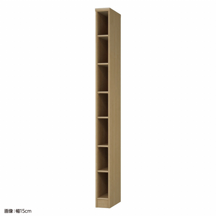 大洋 オーダーシェルフ スモーキーブラウン NCオーダー2015 D SMB 幅150×奥行460×高さ2000(mm) 1台（ご注文単位1台）【直送品】