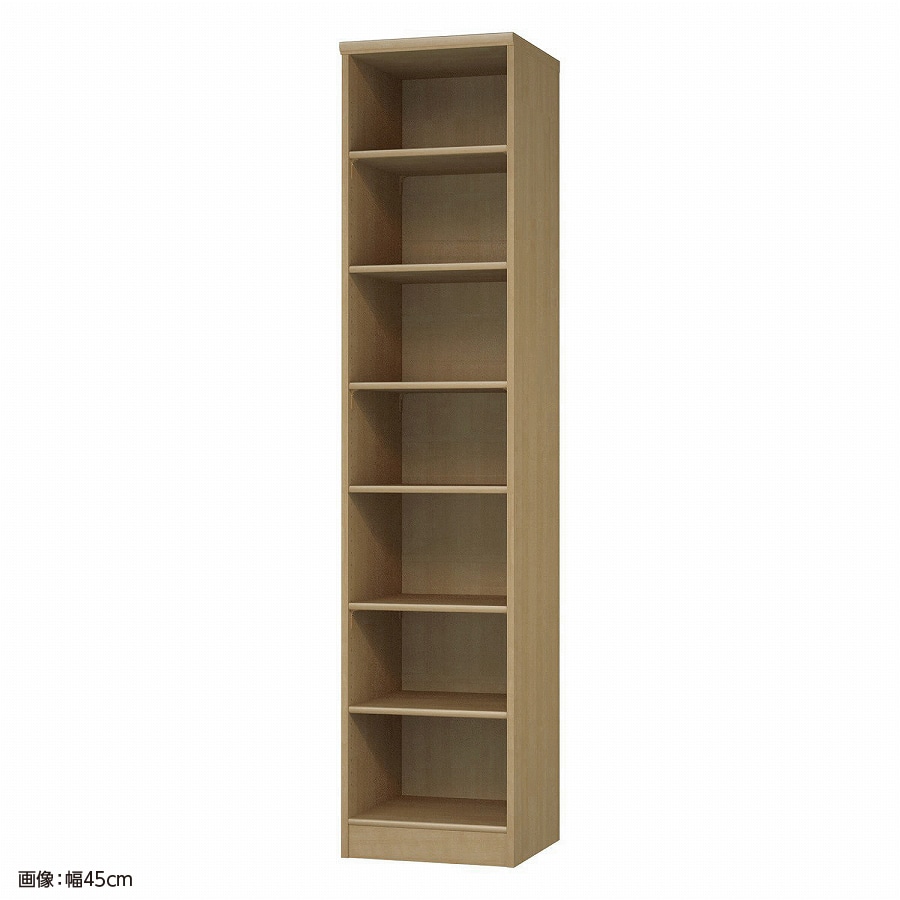 大洋 オーダーシェルフ スモーキーブラウン NCオーダー2040 D SMB 幅400×奥行460×高さ2000(mm) 1台（ご注文単位1台）【直送品】