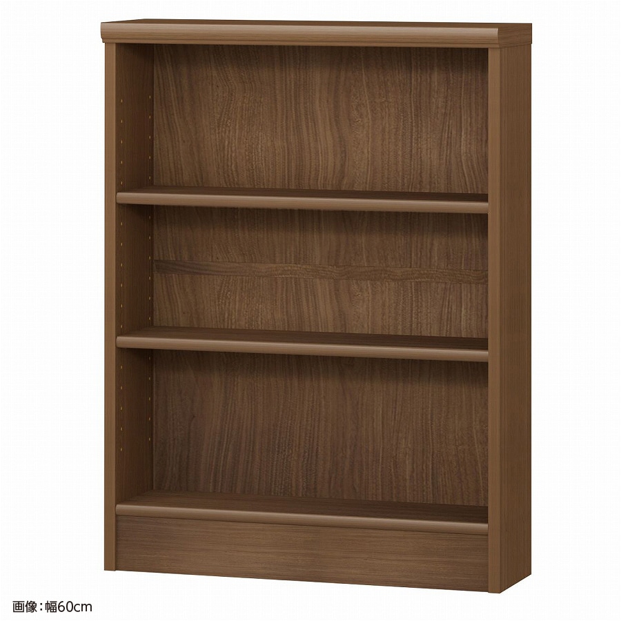大洋 オーダーシェルフ ウォールナットブラウン NCオーダー8060 S WB 幅600×奥行190×高さ800(mm) 1台(ご注文単位1台)【直送品】