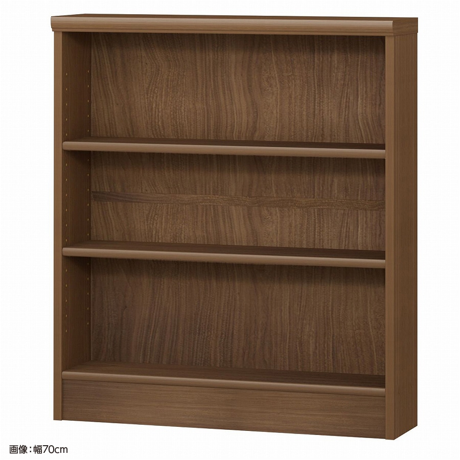 大洋 オーダーシェルフ ウォールナットブラウン NCオーダー8065 S WB 幅650×奥行190×高さ800(mm) 1台(ご注文単位1台)【直送品】