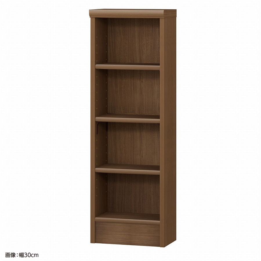 大洋 オーダーシェルフ ウォールナットブラウン NCオーダー9030 S WB 幅300×奥行190×高さ881(mm) 1台（ご注文単位1台）【直送品】