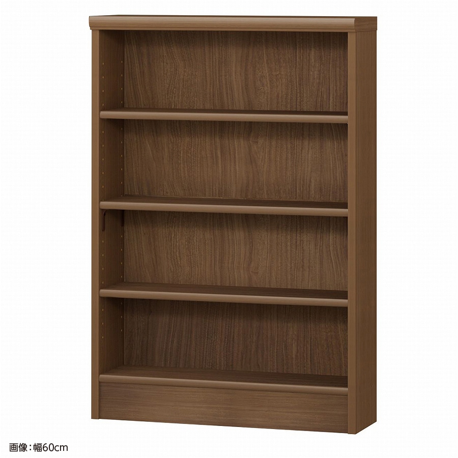 大洋 オーダーシェルフ ウォールナットブラウン NCオーダー9060 S WB 幅600×奥行190×高さ881(mm) 1台(ご注文単位1台)【直送品】