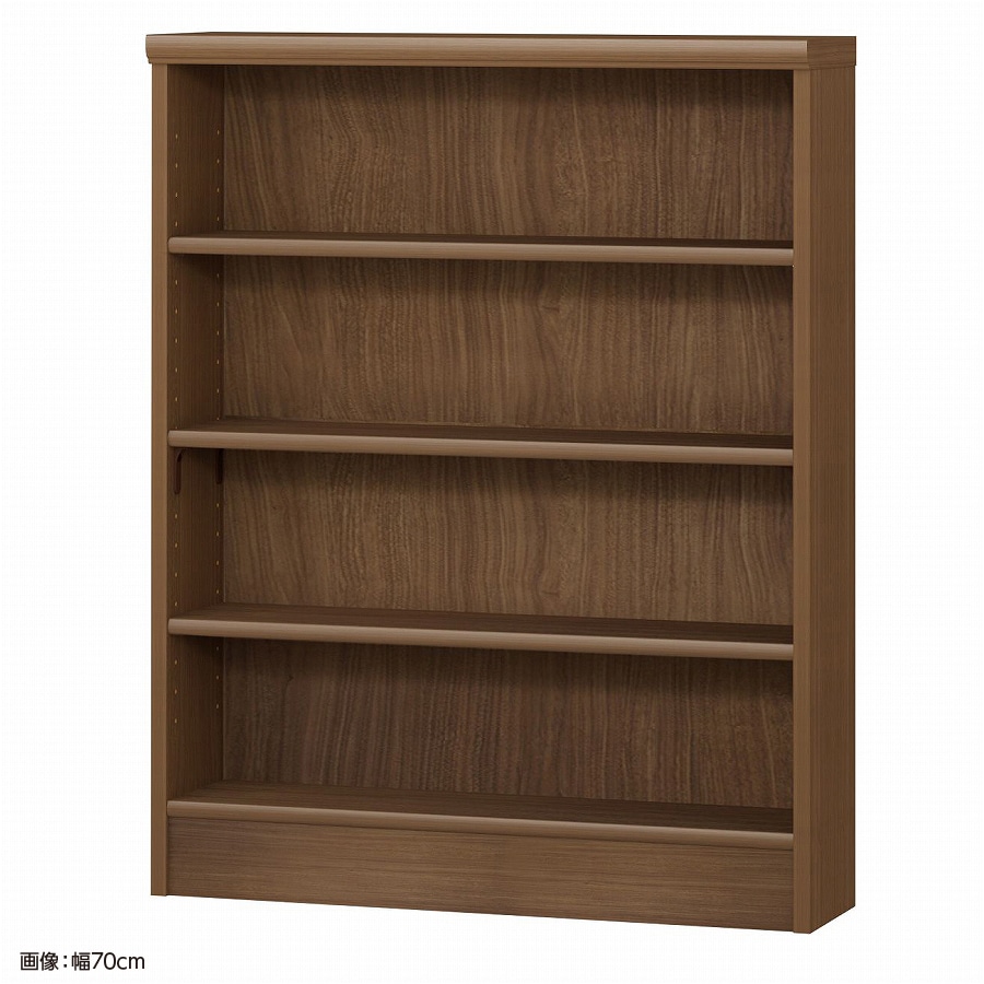 大洋 オーダーシェルフ ウォールナットブラウン NCオーダー9065 S WB 幅650×奥行190×高さ881(mm) 1台(ご注文単位1台)【直送品】
