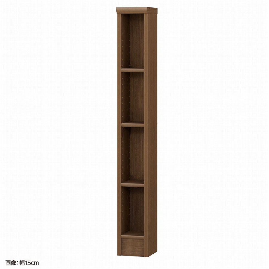 >大洋 オーダーシェルフ ウォールナットブラウン NCオーダー1220 S WB 幅200×奥行190×高さ1170(mm) 1台(ご注文単位1台)【直送品】