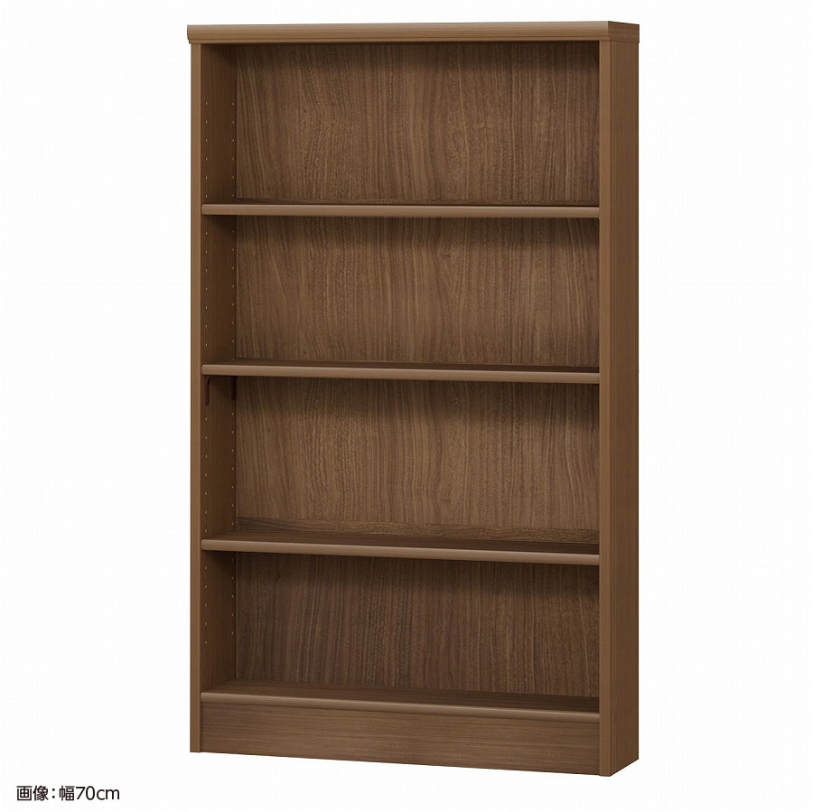 >大洋 オーダーシェルフ ウォールナットブラウン NCオーダー1270 S WB 幅700×奥行190×高さ1170(mm) 1台（ご注文単位1台）【直送品】