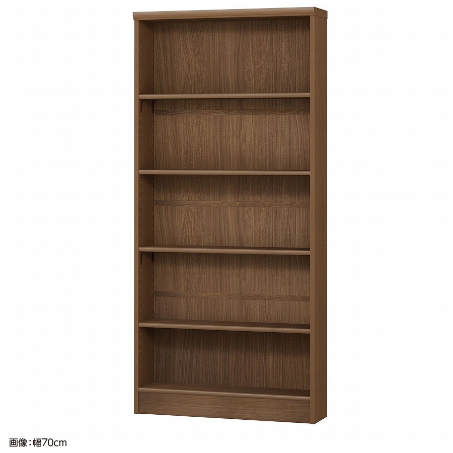 大洋 オーダーシェルフ ウォールナットブラウン NCオーダー1565 S WB 幅650×奥行190×高さ1499(mm) 1台(ご注文単位1台)【直送品】