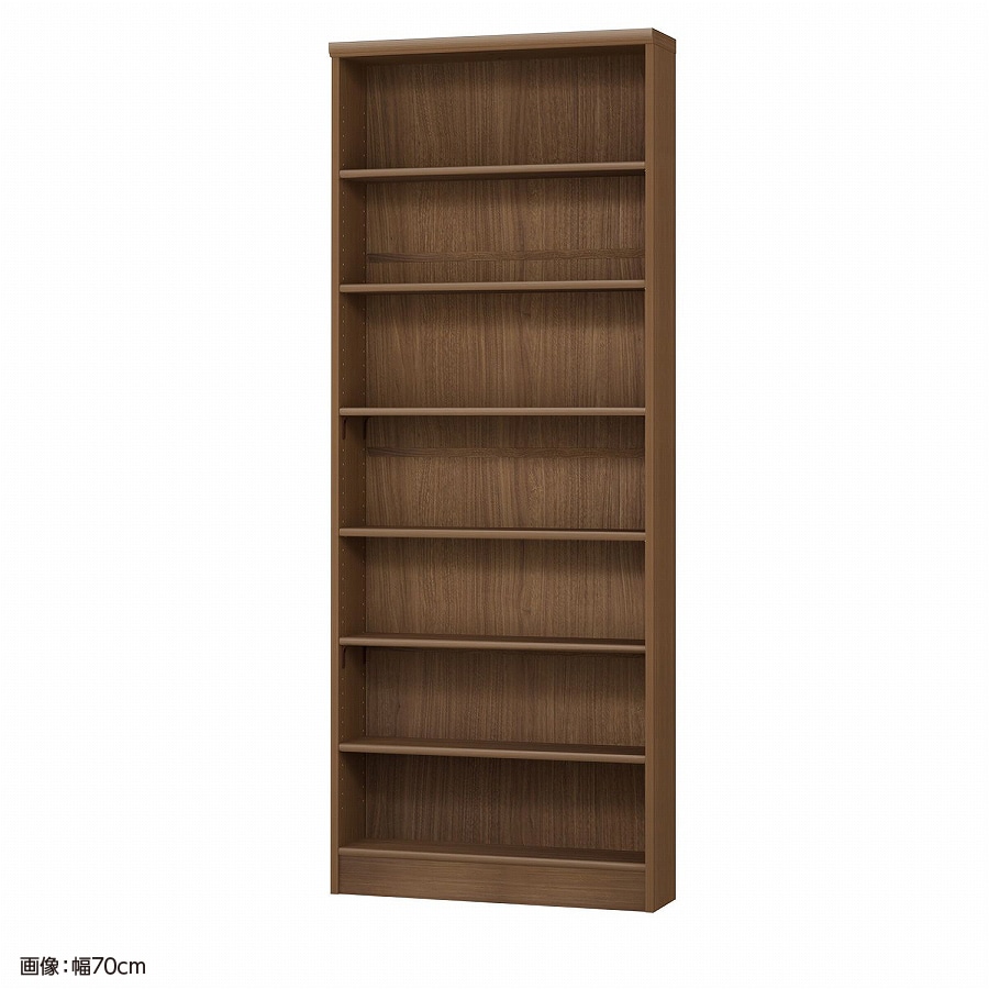 大洋 オーダーシェルフ ウォールナットブラウン NCオーダー1870 S WB 幅700×奥行190×高さ1780(mm) 1台（ご注文単位1台）【直送品】