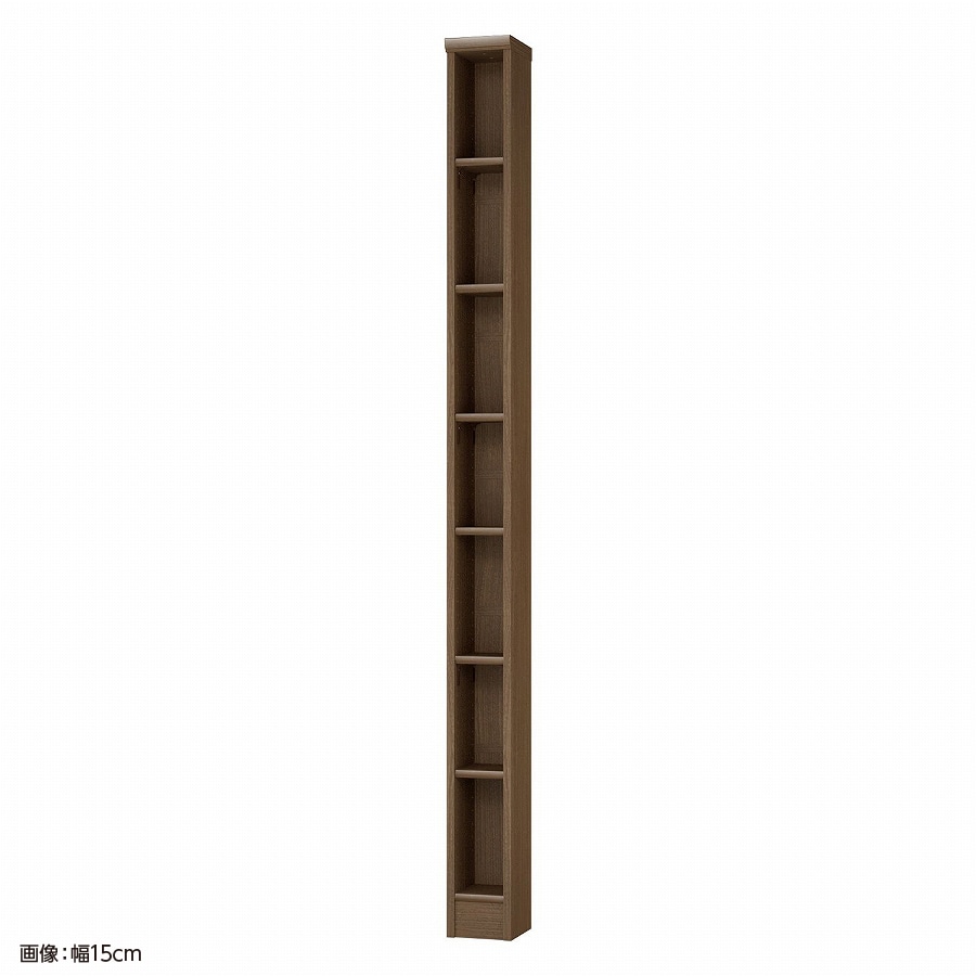 >大洋 オーダーシェルフ ウォールナットブラウン NCオーダー2015 S WB 幅150×奥行190×高さ2000(mm) 1台(ご注文単位1台)【直送品】