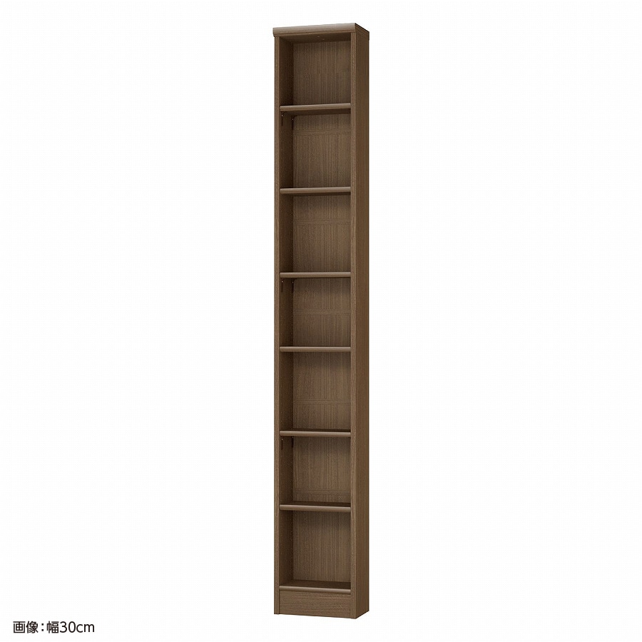 大洋 オーダーシェルフ ウォールナットブラウン NCオーダー2035 S WB 幅350×奥行190×高さ2000(mm) 1台（ご注文単位1台）【直送品】