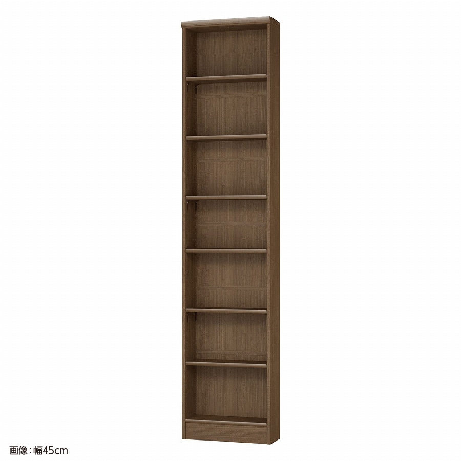 大洋 オーダーシェルフ ウォールナットブラウン NCオーダー2045 S WB 幅450×奥行190×高さ2000(mm) 1台(ご注文単位1台)【直送品】