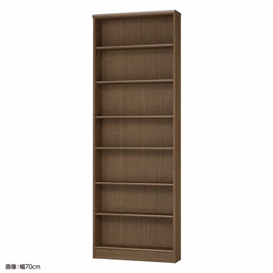 >大洋 オーダーシェルフ ウォールナットブラウン NCオーダー2065 S WB 幅650×奥行190×高さ2000(mm) 1台(ご注文単位1台)【直送品】