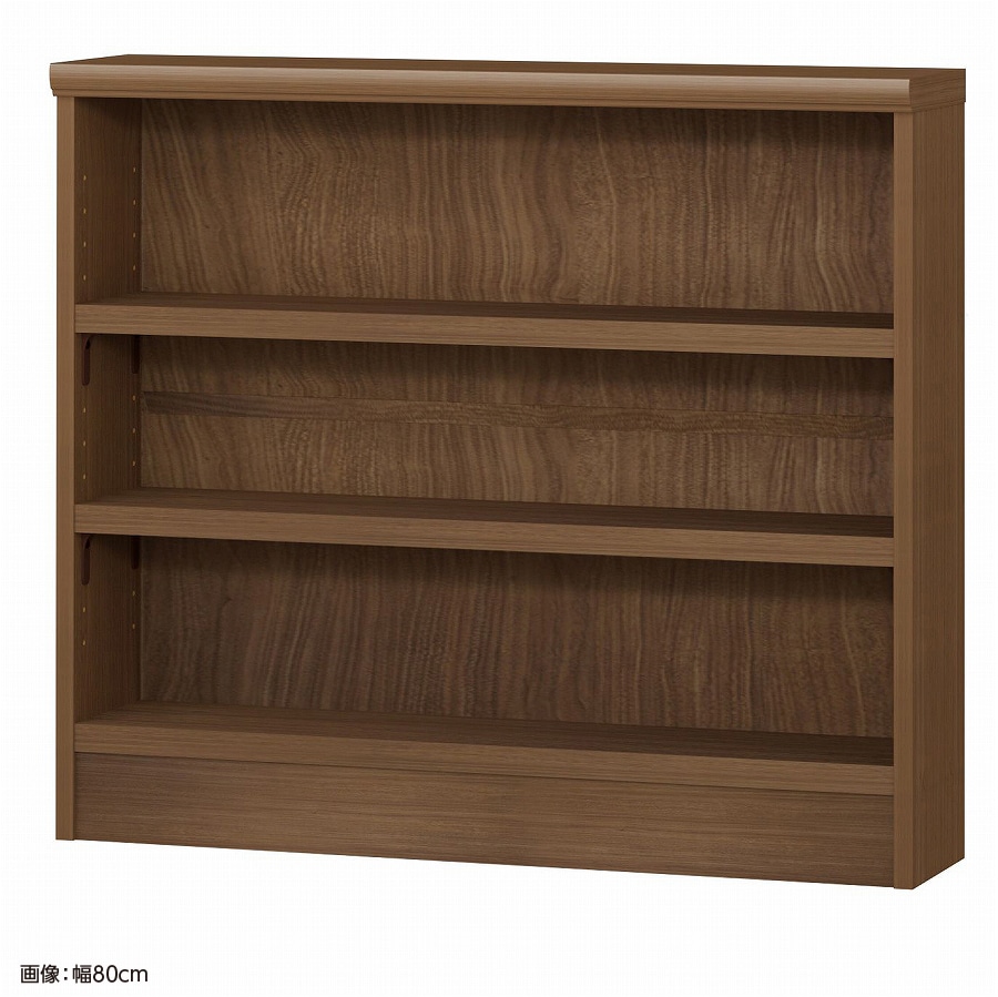 大洋 オーダーシェルフ ウォールナットブラウン NCオーダータフ7080 S WB 幅800×奥行190×高さ700(mm) 1台(ご注文単位1台)【直送品】
