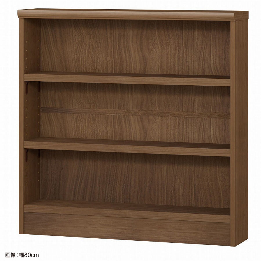 大洋 オーダーシェルフ ウォールナットブラウン NCオーダータフ8075 S WB 幅750×奥行190×高さ800(mm) 1台（ご注文単位1台）【直送品】