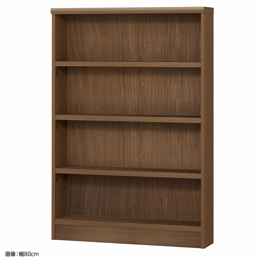 大洋 オーダーシェルフ ウォールナットブラウン NCオーダータフ1280 S WB 幅800×奥行190×高さ1170(mm) 1台(ご注文単位1台)【直送品】