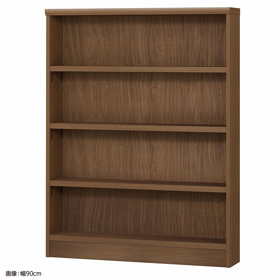 大洋 オーダーシェルフ ウォールナットブラウン NCオーダータフ1285 S WB 幅850×奥行190×高さ1170(mm) 1台（ご注文単位1台）【直送品】