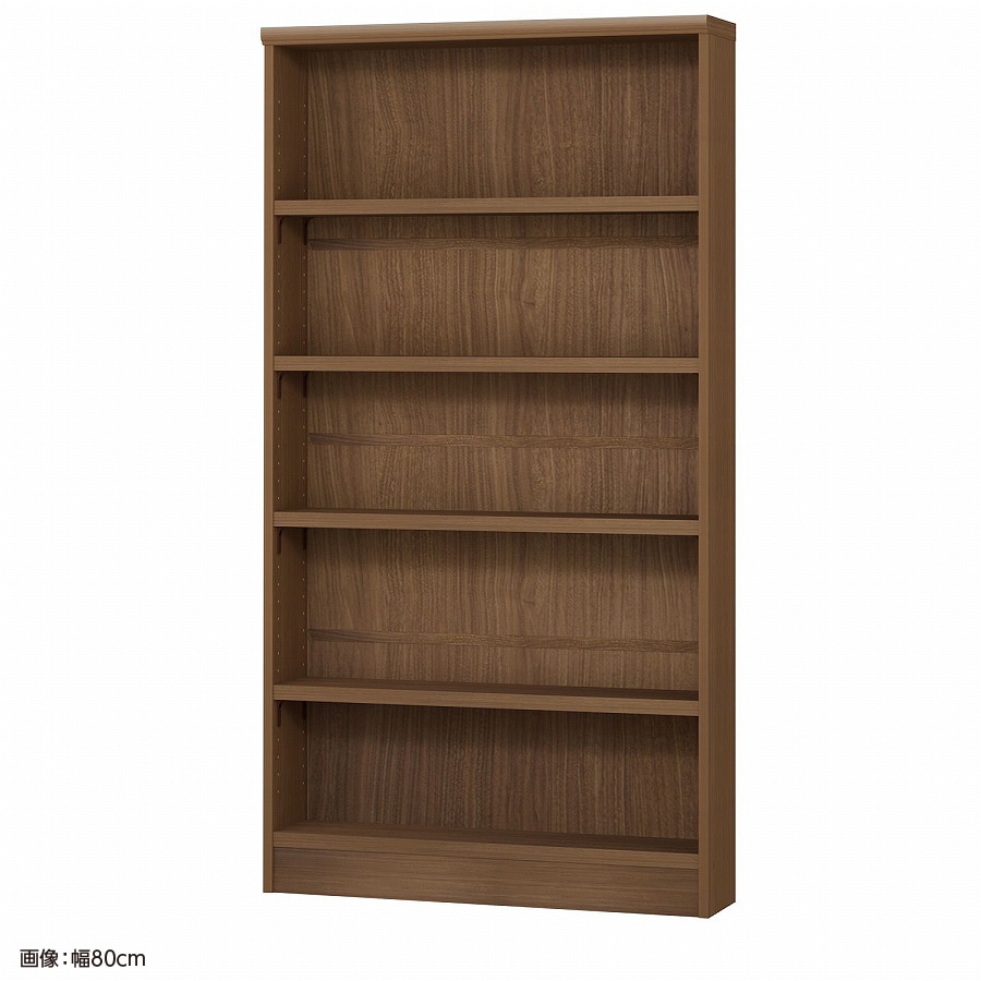 >大洋 オーダーシェルフ ウォールナットブラウン NCオーダータフ1580 S WB 幅800×奥行190×高さ1499(mm) 1台(ご注文単位1台)【直送品】