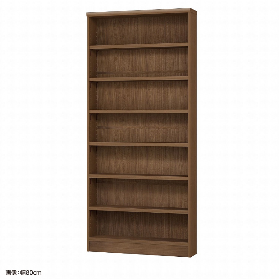 大洋 オーダーシェルフ ウォールナットブラウン NCオーダータフ1875 S WB 幅750×奥行190×高さ1780(mm) 1台（ご注文単位1台）【直送品】