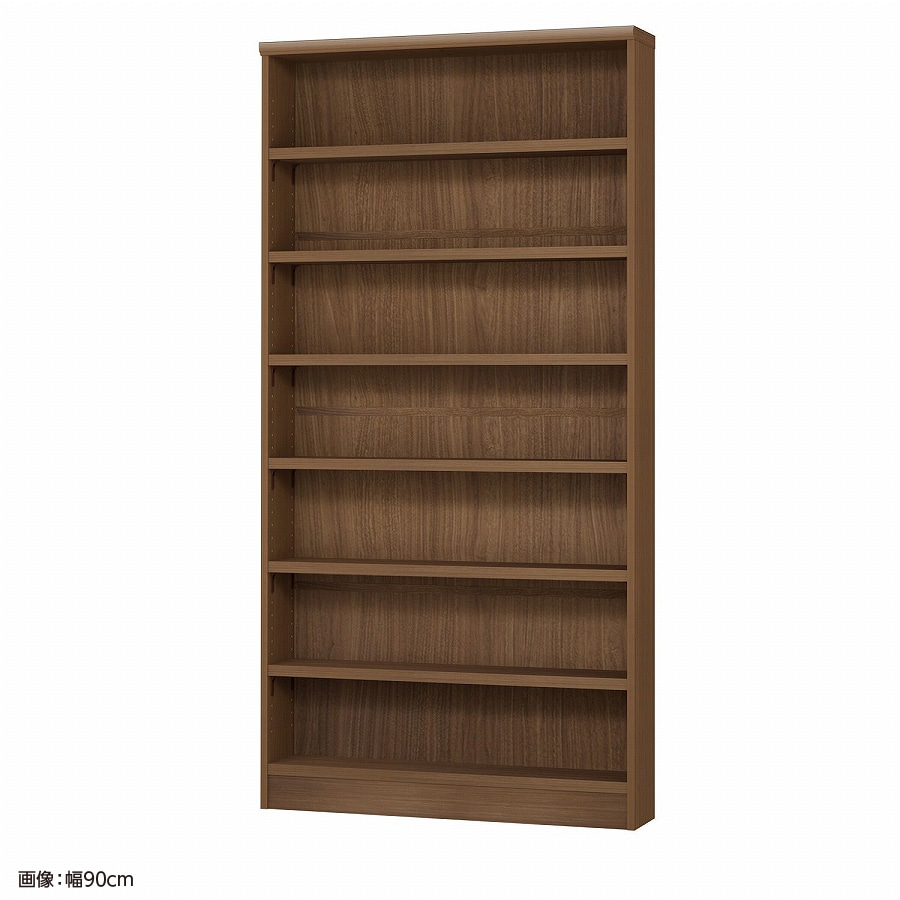 大洋 オーダーシェルフ ウォールナットブラウン NCオーダータフ1885 S WB 幅850×奥行190×高さ1780(mm) 1台（ご注文単位1台）【直送品】