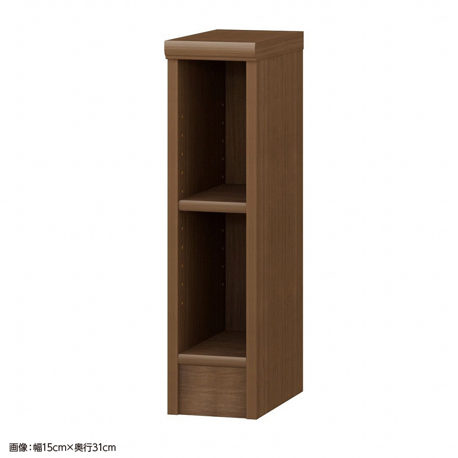 大洋 オーダーシェルフ ウォールナットブラウン NCオーダー6020 SR WB 幅200×奥行250×高さ600(mm) 1台(ご注文単位1台)【直送品】