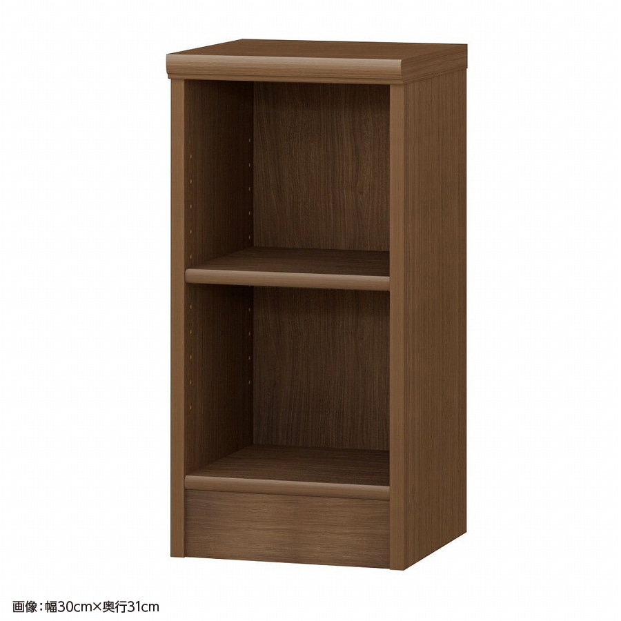 大洋 オーダーシェルフ ウォールナットブラウン NCオーダー6030 SR WB 幅300×奥行250×高さ600(mm) 1台（ご注文単位1台）【直送品】