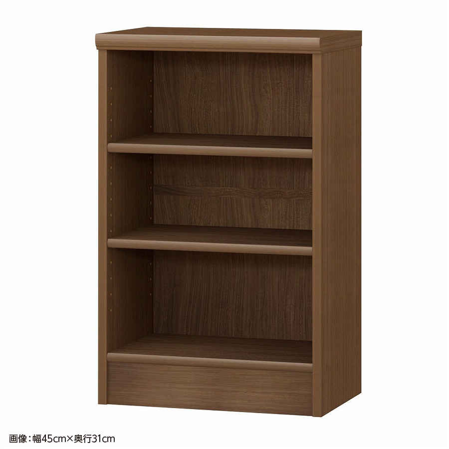 >大洋 オーダーシェルフ ウォールナットブラウン NCオーダー7040 SR WB 幅400×奥行250×高さ700(mm) 1台（ご注文単位1台）【直送品】