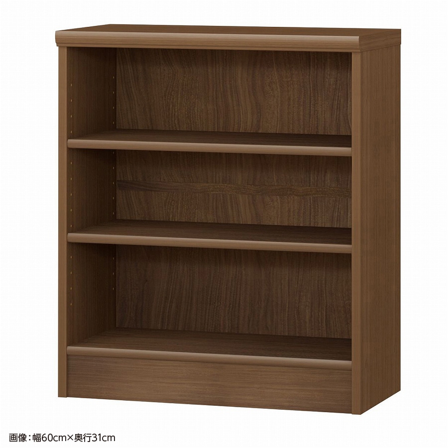 大洋 オーダーシェルフ ウォールナットブラウン NCオーダー7060 SR WB 幅600×奥行250×高さ700(mm) 1台（ご注文単位1台）【直送品】