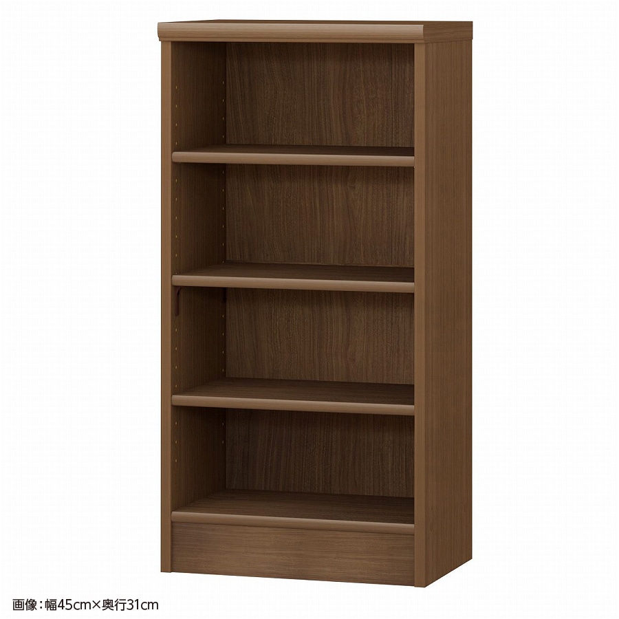 大洋 オーダーシェルフ ウォールナットブラウン NCオーダー9050 SR WB 幅500×奥行250×高さ881(mm) 1台(ご注文単位1台)【直送品】