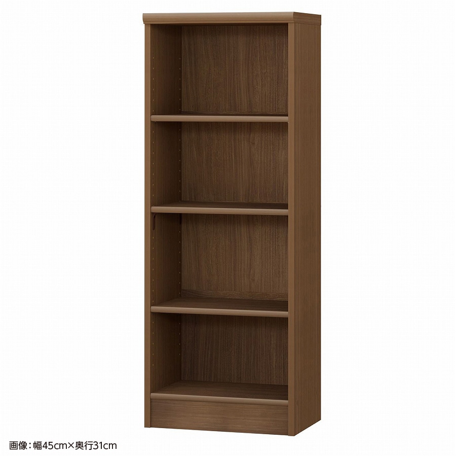 大洋 オーダーシェルフ ウォールナットブラウン NCオーダー1245 SR WB 幅450×奥行250×高さ1170(mm) 1台(ご注文単位1台)【直送品】