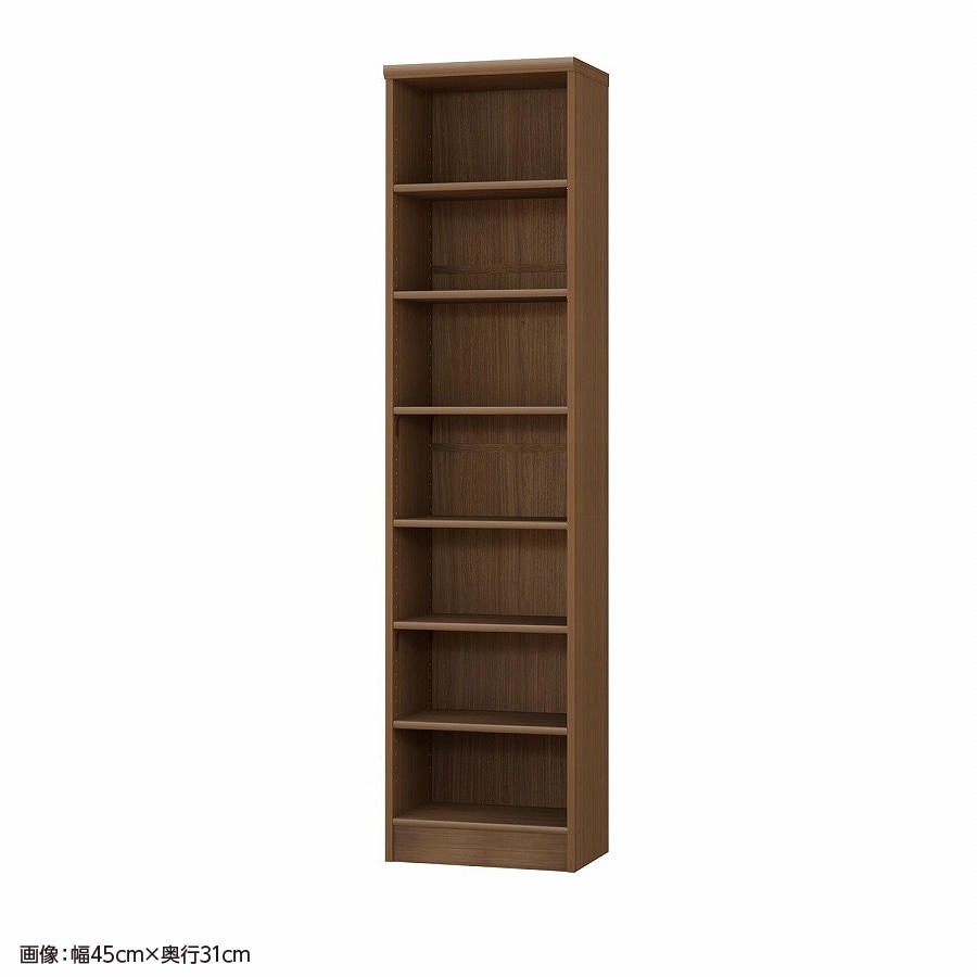 大洋 オーダーシェルフ ウォールナットブラウン NCオーダー1850 SR WB 幅500×奥行250×高さ1780(mm) 1台(ご注文単位1台)【直送品】