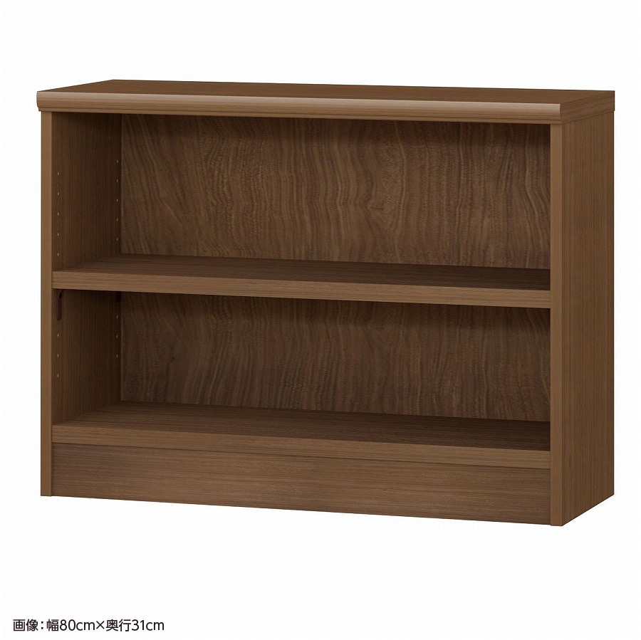 大洋 オーダーシェルフ ウォールナットブラウン NCオーダータフ6080 SR WB 幅800×奥行250×高さ600(mm) 1台(ご注文単位1台)【直送品】