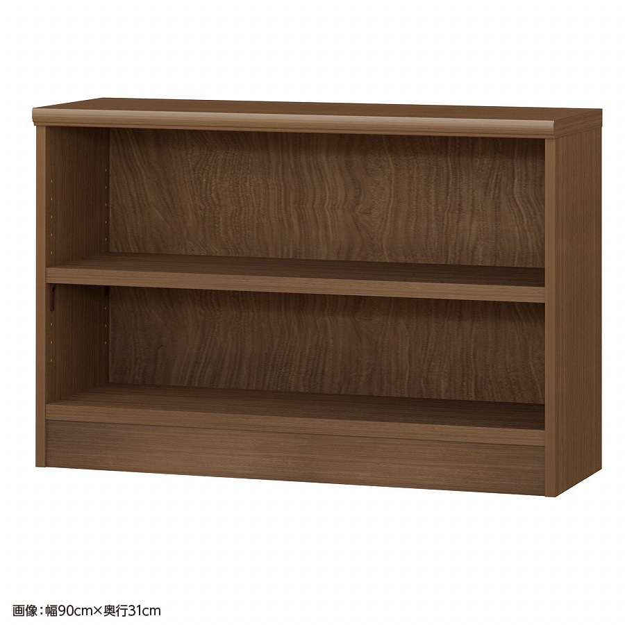 >大洋 オーダーシェルフ ウォールナットブラウン NCオーダータフ6090 SR WB 幅900×奥行250×高さ600(mm) 1台（ご注文単位1台）【直送品】