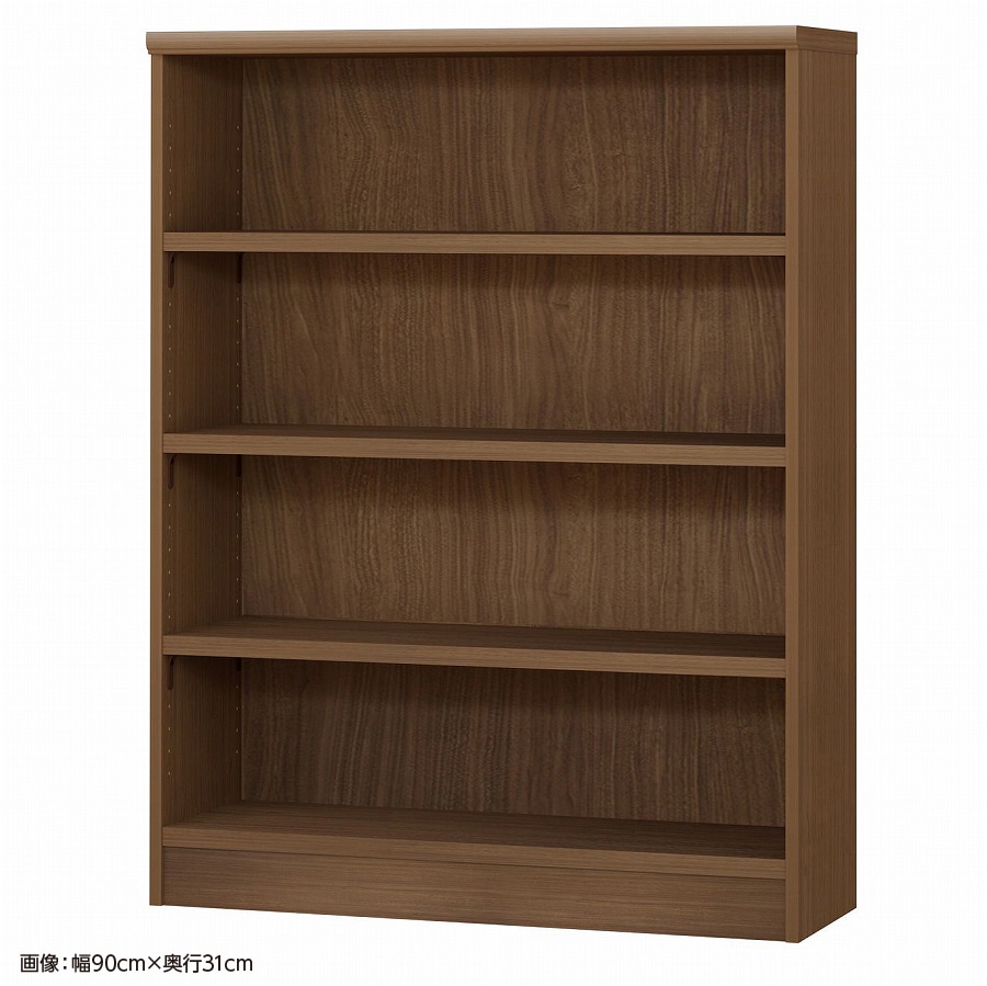 大洋 オーダーシェルフ ウォールナットブラウン NCオーダータフ1290 SR WB 幅900×奥行250×高さ1170(mm) 1台(ご注文単位1台)【直送品】