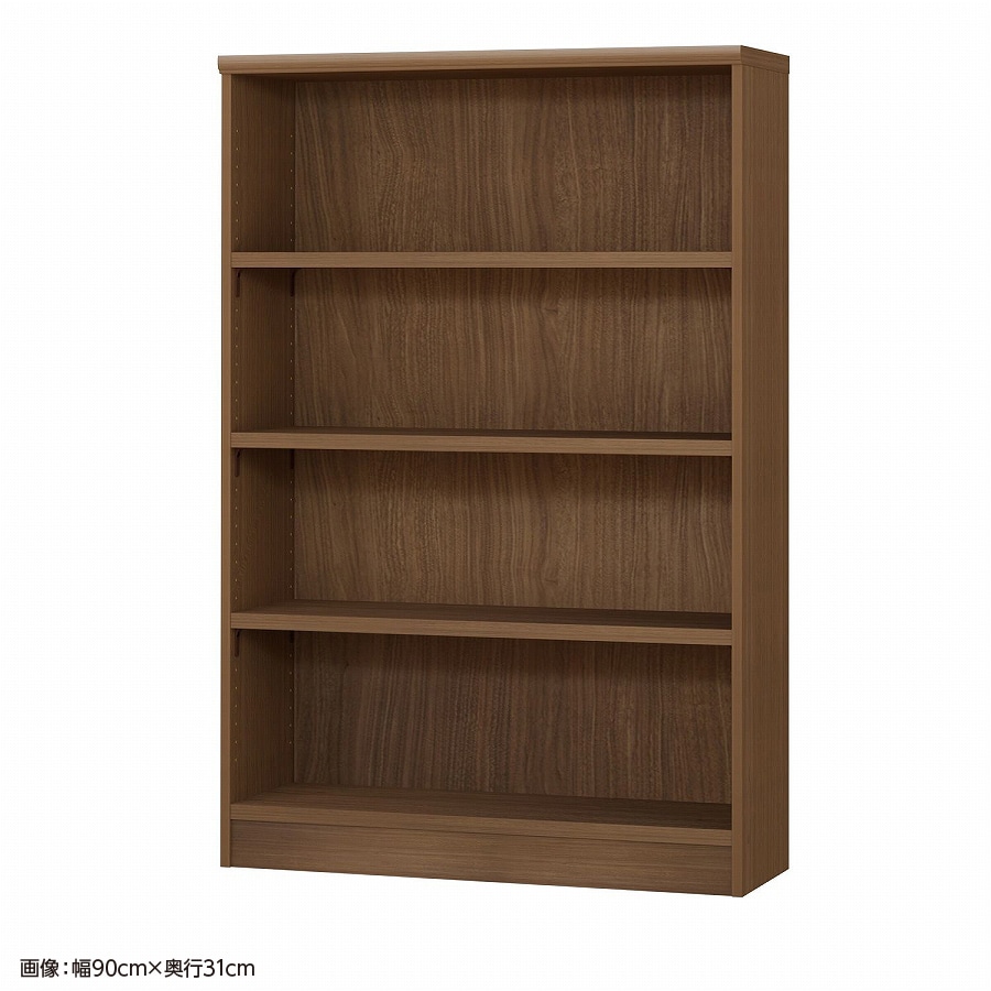 大洋 オーダーシェルフ ウォールナットブラウン NCオーダータフ1490 SR WB 幅900×奥行250×高さ1350(mm) 1台(ご注文単位1台)【直送品】