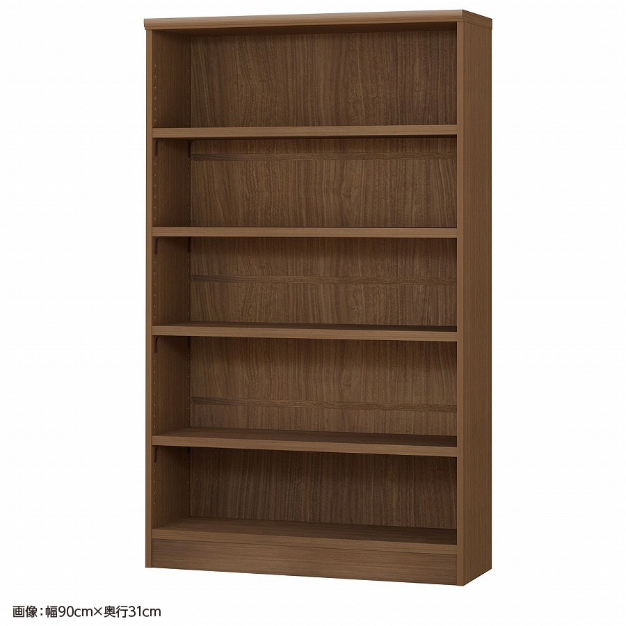 大洋 オーダーシェルフ ウォールナットブラウン NCオーダータフ1585 SR WB 幅850×奥行250×高さ1499(mm) 1台（ご注文単位1台）【直送品】