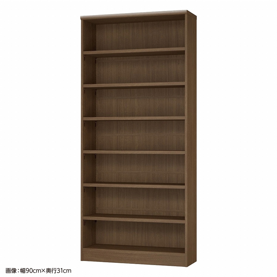 大洋 オーダーシェルフ ウォールナットブラウン NCオーダータフ2090 SR WB 幅900×奥行250×高さ2000(mm) 1台(ご注文単位1台)【直送品】