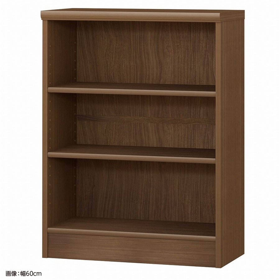 >大洋 オーダーシェルフ ウォールナットブラウン NCオーダー8055 R WB 幅550×奥行310×高さ800(mm) 1台（ご注文単位1台）【直送品】