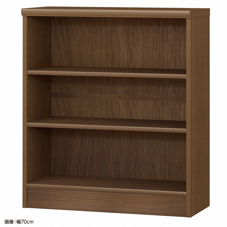 大洋 オーダーシェルフ ウォールナットブラウン NCオーダー8070 R WB 幅700×奥行310×高さ800(mm) 1台(ご注文単位1台)【直送品】