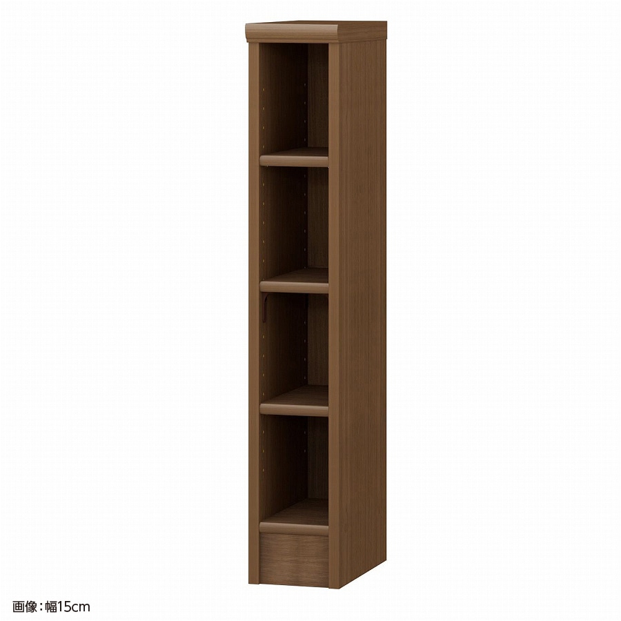 >大洋 オーダーシェルフ ウォールナットブラウン NCオーダー9015 R WB 幅150×奥行310×高さ881(mm) 1台（ご注文単位1台）【直送品】