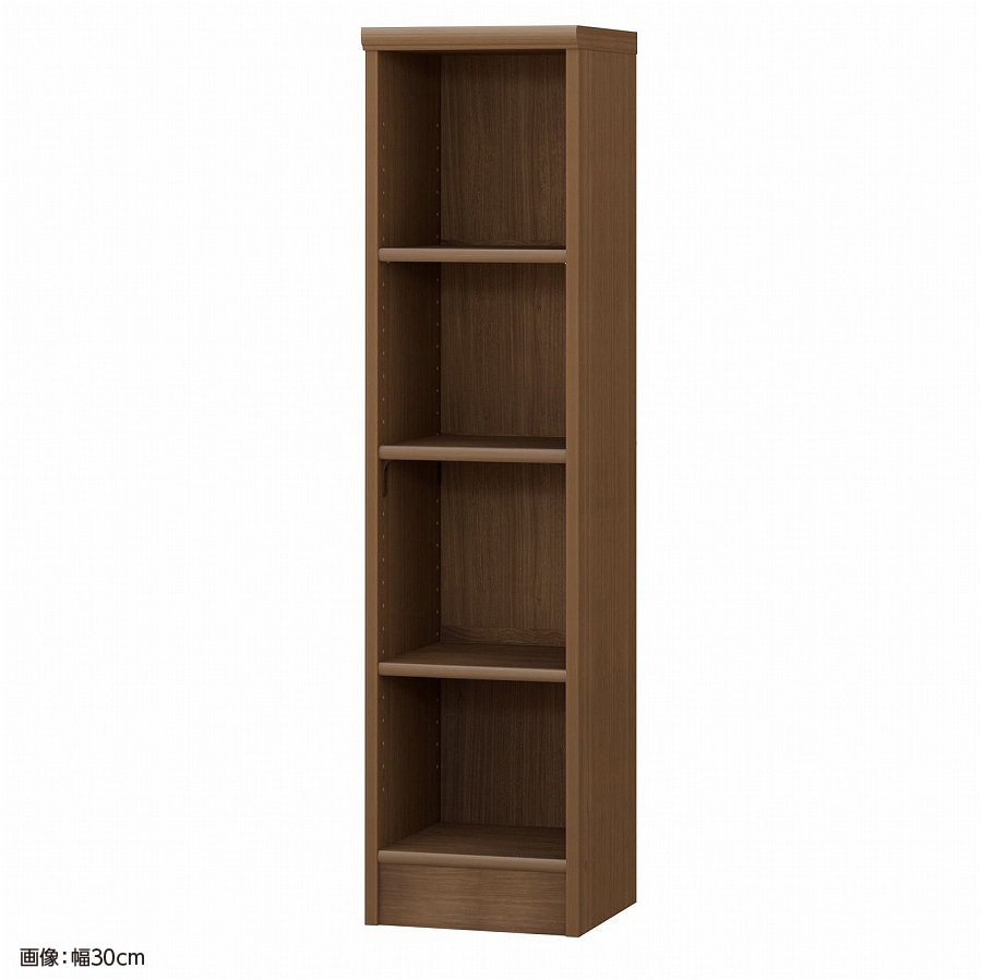 大洋 オーダーシェルフ ウォールナットブラウン NCオーダー1225 R WB 幅250×奥行310×高さ1170(mm) 1台(ご注文単位1台)【直送品】